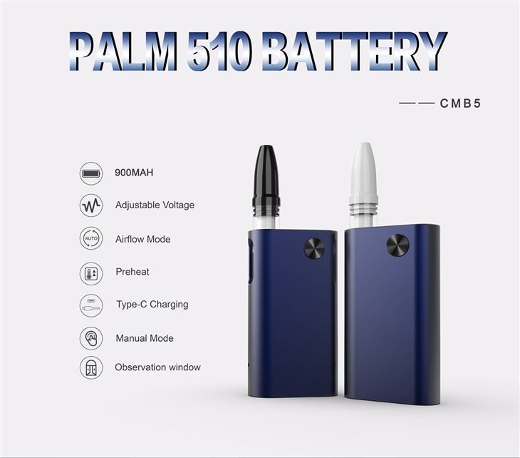 Cbd Palm Vape バッテリー 510
